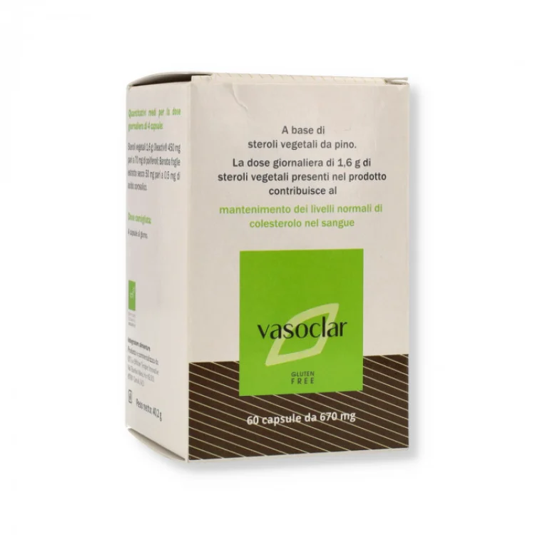 Oti Vasoclar Integratore Alimentare per Colesterolo - 60 Capsule
