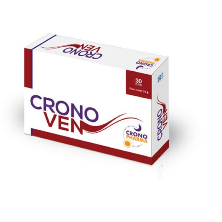 Crono Pharma Cronoven Integratore per Microcircolo e Cellulite, 30 Compresse Crono Pharma Cronoven Integratore per Microcircolo e Cellulite, 30 Compresse