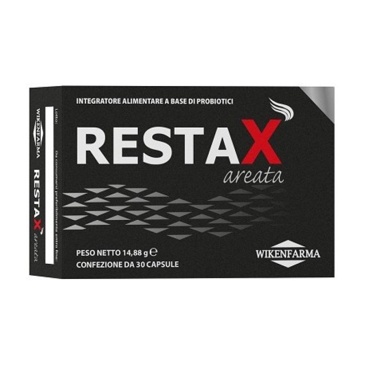 Wikenfarma Restax Areata Integratore Probiotico per Capelli Alopecia 30 Capsule
