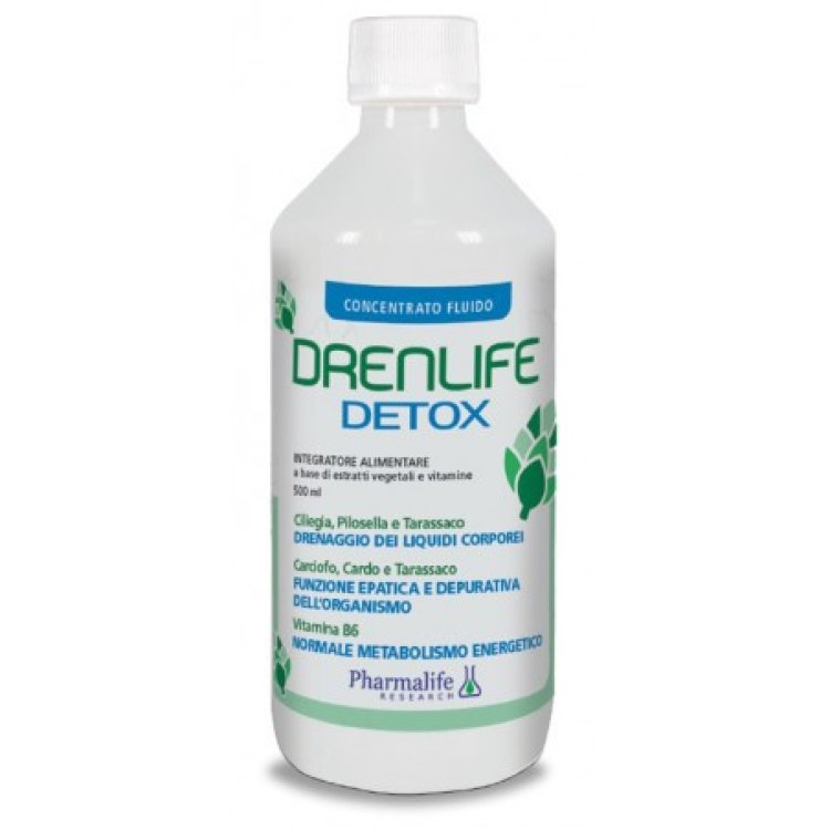 Pharmalife Research Drenlife Detox Integratore Drenante Depurativo Senza Glutine 500ml Pharmalife Research Drenlife Detox Integratore Drenante Depurativo Senza Glutine 500ml