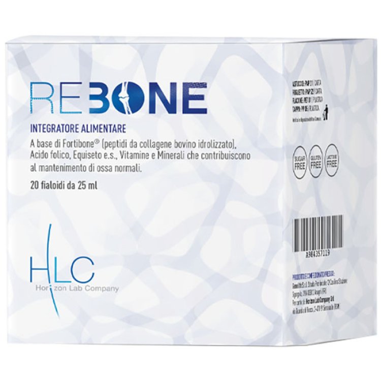 Horizon Lab Company Rebone Integratore per Ossa Normali in 20 Fiale Horizon Lab Company Rebone Integratore per Ossa Normali in 20 Fiale