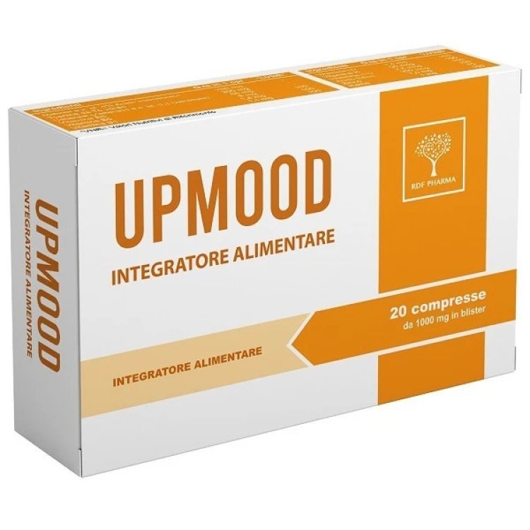 Rdf Pharma Upmood Integratore Supporto Umore Melissa Teanina 20 Compresse
