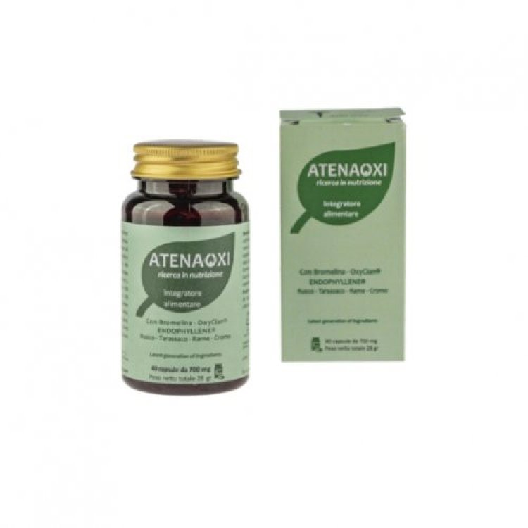 Pharma Officine di Mugione S AtenaOxi Integratore Supporto Metabolico 40 Capsule