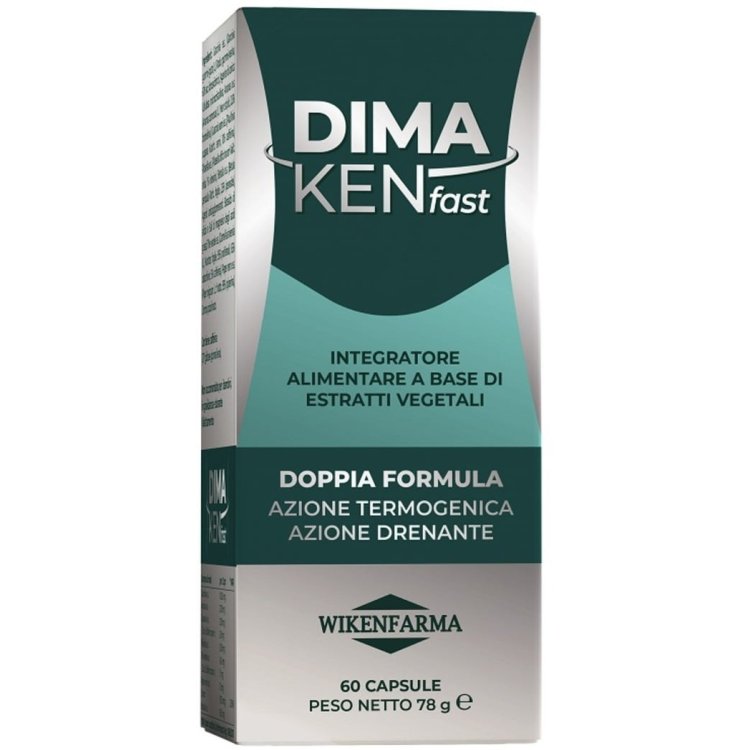 Wikenfarma Dimaken Fast Integratore per Drenaggio dei Liquidi 60 Compresse