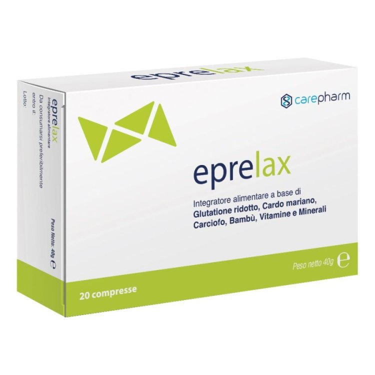 Carepharm Eprelax Integratore Alimentare per Benessere Fegato 20 Compresse