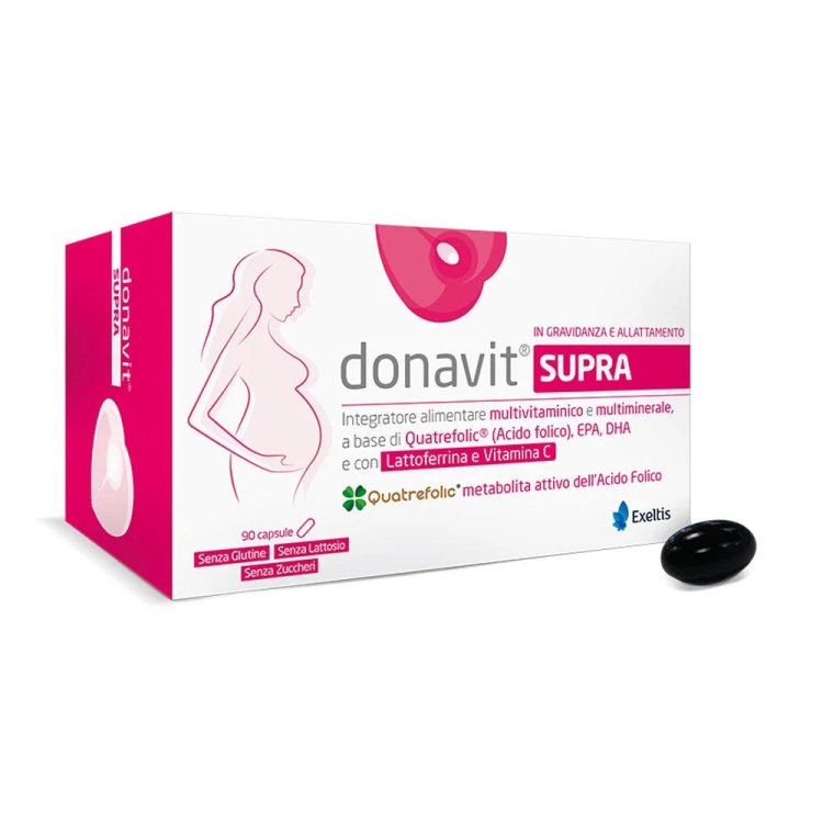 Donavit Supra Integratore Multivitaminico Gravidanza Allattamento 90 Capsule