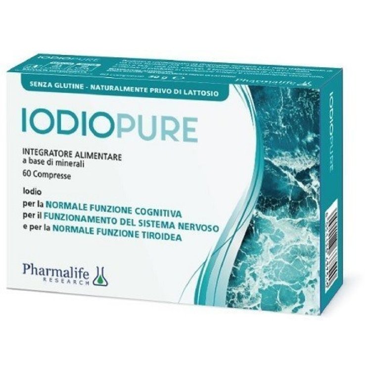 Pharmalife Research Iodio Pure Integratore Alimentare per Tiroide - 60 Compresse
