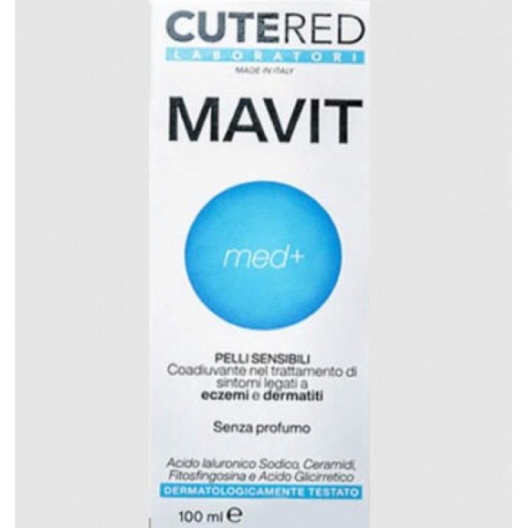 Cutered Mavit Crema per Eczemi e Dermatiti Lenitiva Emolliente 100ml