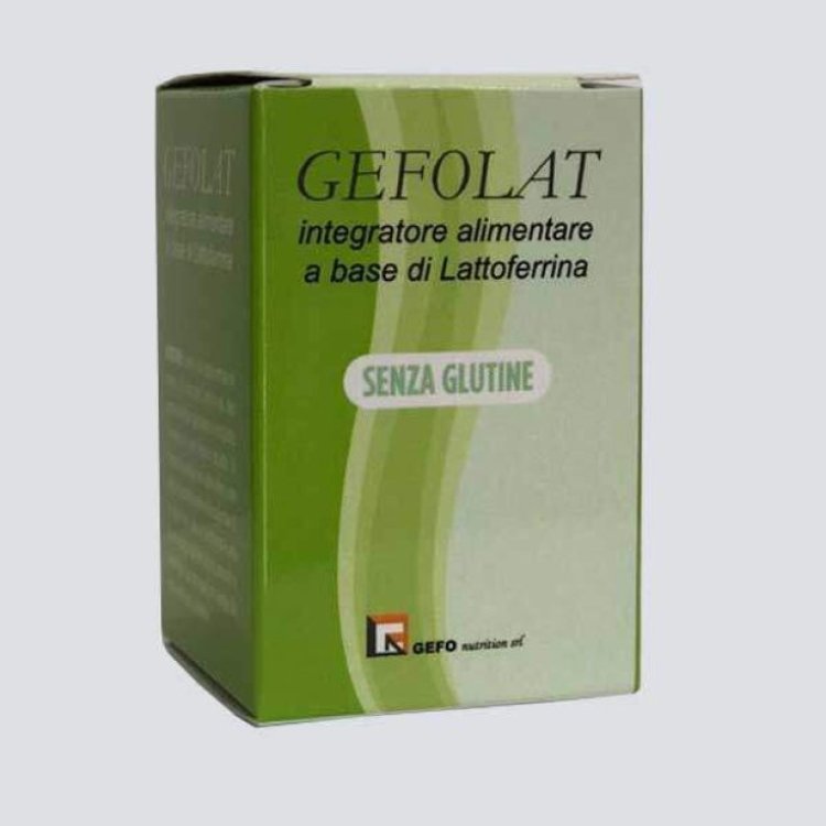 Gefo Nutrition Gefolat Integratore Lattoferrina per Sistema Immunitario - 60 Capsule Gefo Nutrition Gefolat Integratore Lattoferrina per Sistema Immunitario - 60 Capsule