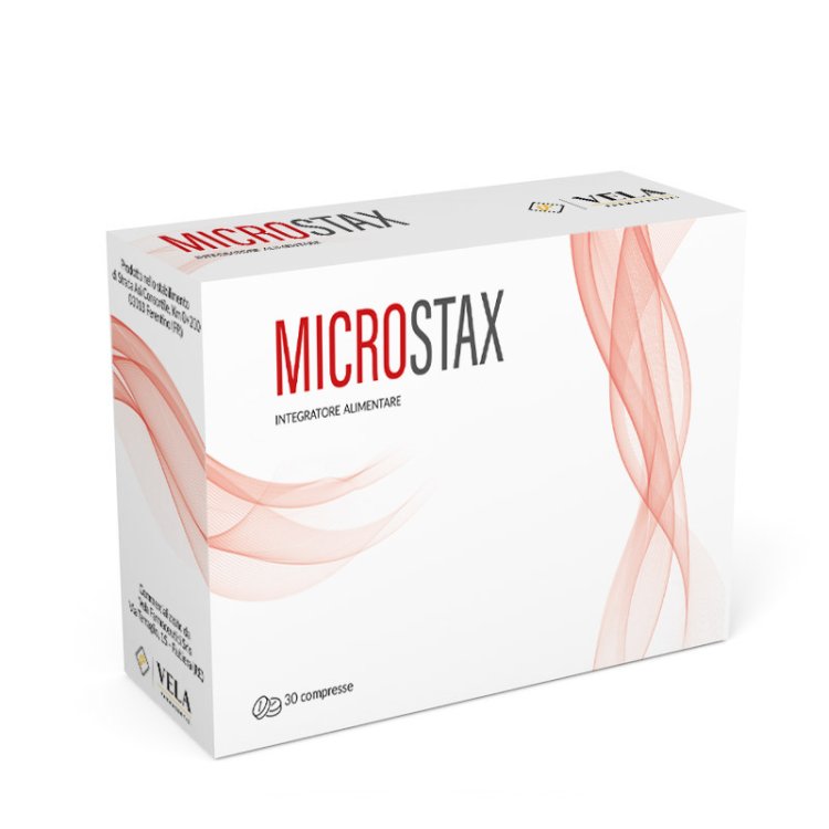 Vela Farmaceutici Microstax Integratore per Circolazione e Drenaggio - 30 Compresse Vela Farmaceutici Microstax Integratore per Circolazione e Drenaggio - 30 Compresse