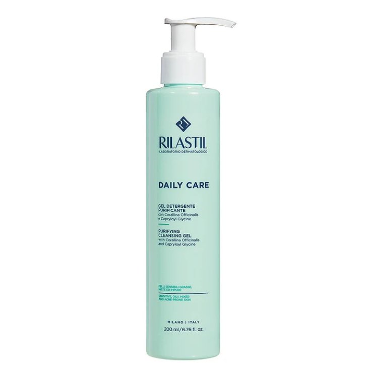 Rilastil Daily Care Gel Detergente Viso Pelli Sensibili Grasse Miste 200ml Rilastil Daily Care Gel Detergente Viso Pelli Sensibili Grasse Miste 200ml