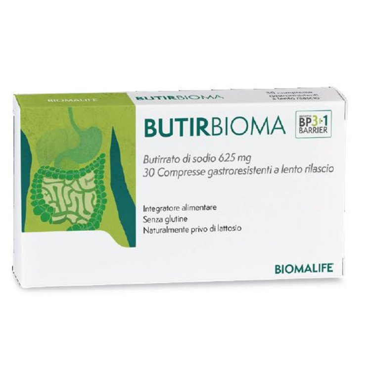 Unifarco Butirbioma Integratore per Benessere Intestinale 30 Compresse