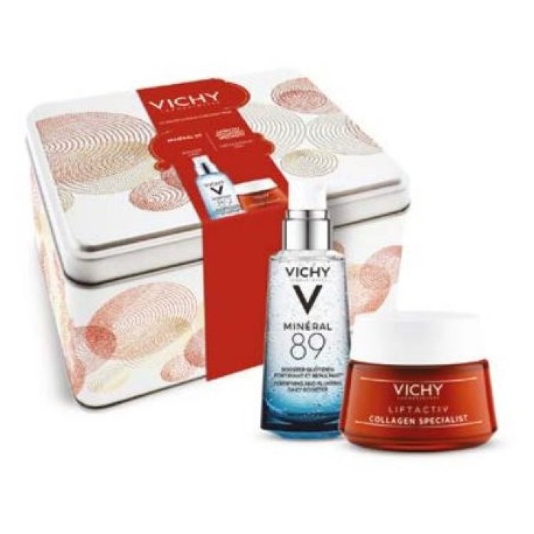 Vichy Box Mineral 89 + Collagen Specialist Protocollo Idratante Rimpolpante Vichy Box Mineral 89 + Collagen Specialist Protocollo Idratante Rimpolpante