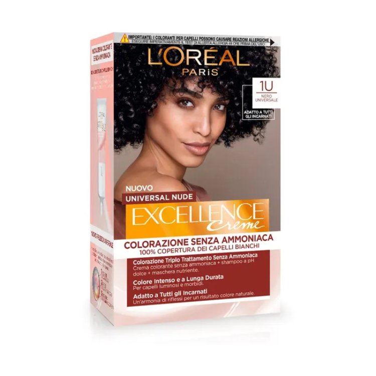 L'Oréal Paris Excellence Universal Nude Colorazione Permanente Nero Universale L'Oréal Paris Excellence Universal Nude Colorazione Permanente Nero Universale