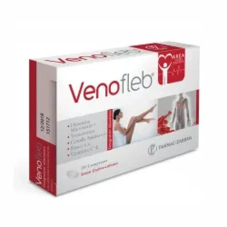 Meds Venofleb Integratore per Microcircolo e Gambe Stanche 30 Compresse
