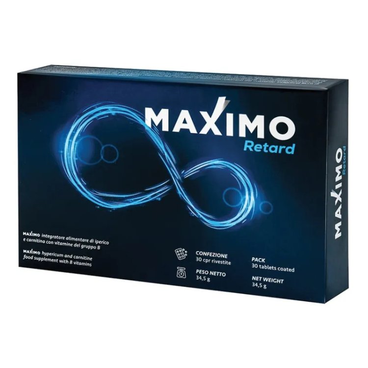 Maximo Retard Integratore Controllo Eiaculatorio 30 Compresse Senza Glutine