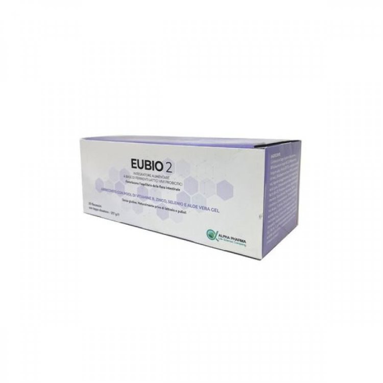 Alpha Pharma Service Eubio 2 Integratore Benessere Intestinale Probiotici 20 Flaconcini