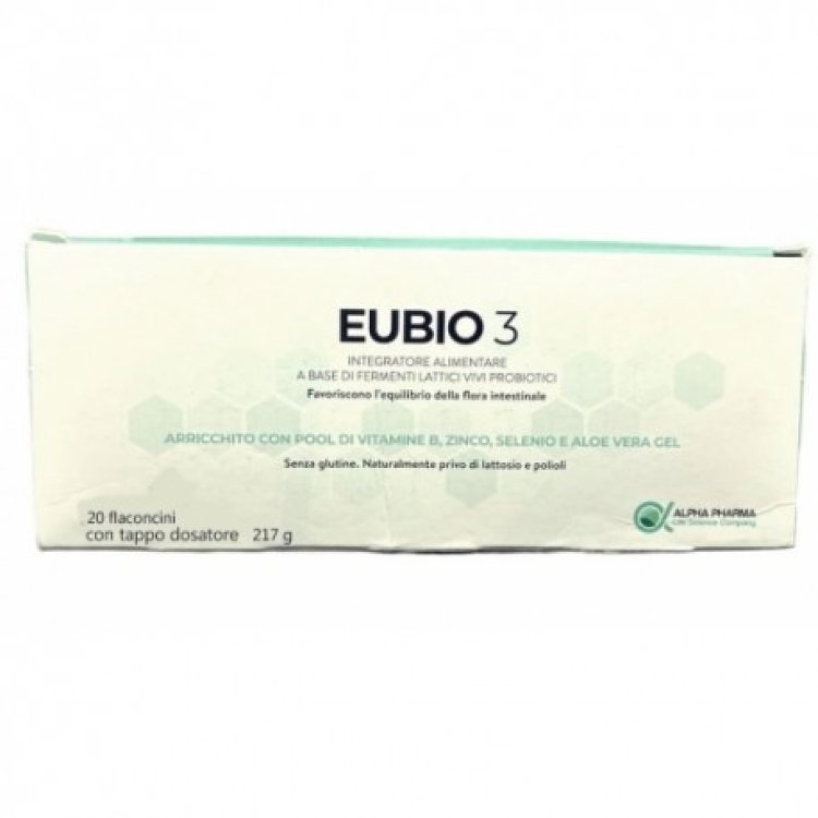 Alpha Pharma Service Eubio 3 Integratore Benessere Intestinale in Flaconcini