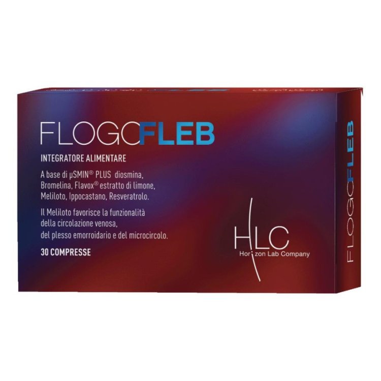 Horizon Lab Company Flogo Fleb Integratore per Gonfiore e Dolore 30 Compresse
