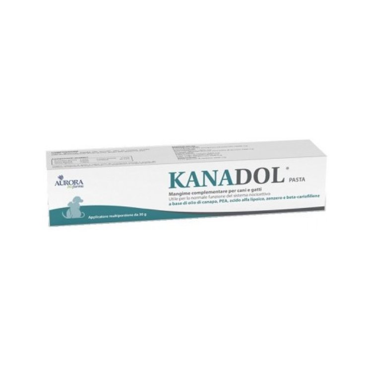 Aurora Biofarma Kanadol Pasta Mangime Complementare Supporto Nocicettivo per Cani e Gatti 30g