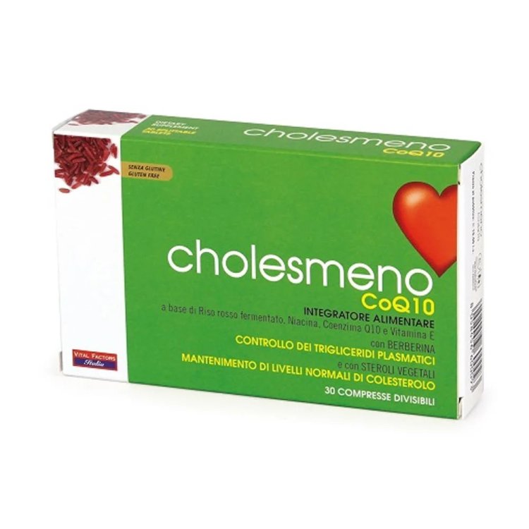 Vital Factors Italia Cholesmeno CoQ10 Integratore Colesterolo 30 Compresse