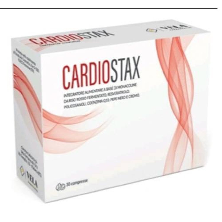Vela Farmaceutici Cardiostax Integratore Benessere Cardiovascolare 30 Compresse Vela Farmaceutici Cardiostax Integratore Benessere Cardiovascolare 30 Compresse