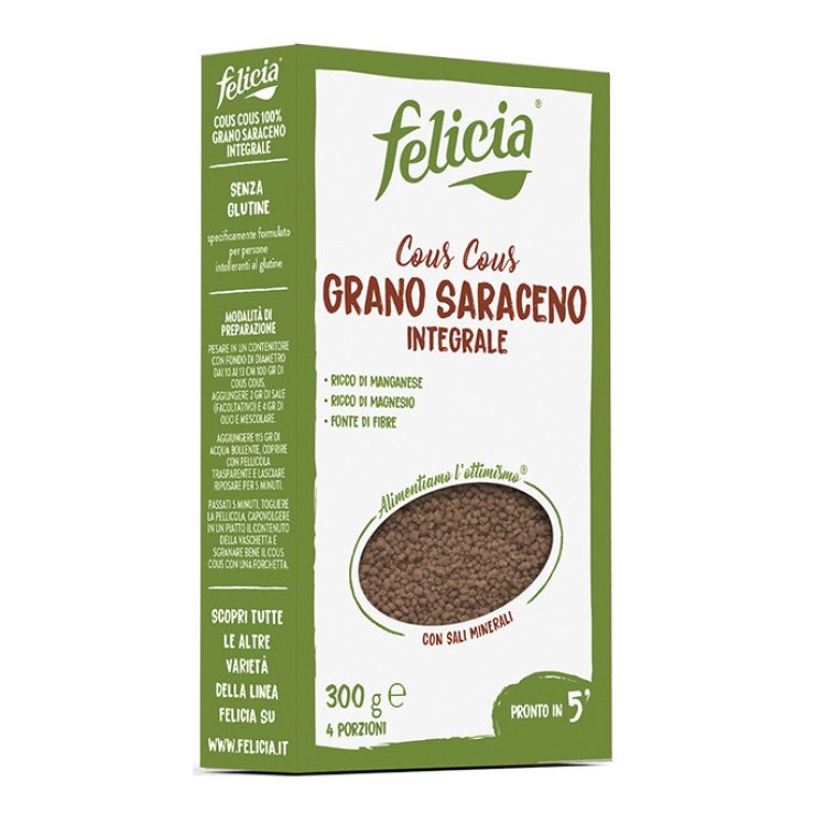 Felicia Cous Cous Grano Saraceno Integrale Senza Glutine 300 g Felicia Cous Cous Grano Saraceno Integrale Senza Glutine 300 g