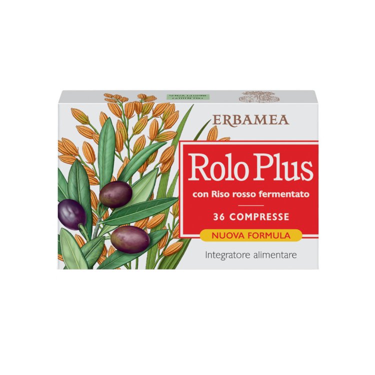 Erbamea Rolo Plus Integratore per Colesterolo e Metabolismo Lipidi 36 Compresse