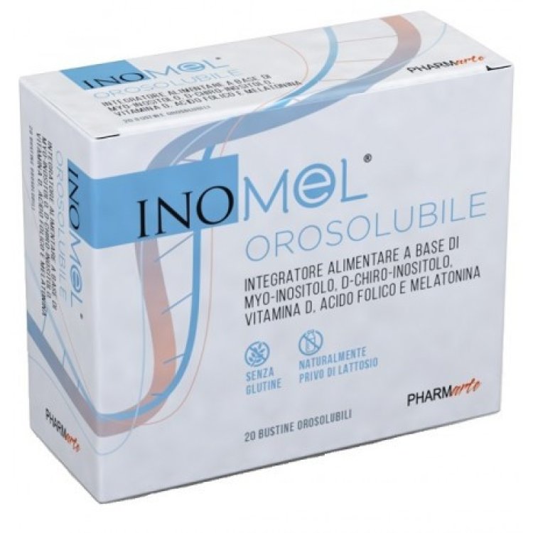 Pharmarte Inomel Integratore con Inositolo per Qualità Ovocitaria, 20 Bustine Pharmarte Inomel Integratore con Inositolo per Qualità Ovocitaria, 20 Bustine