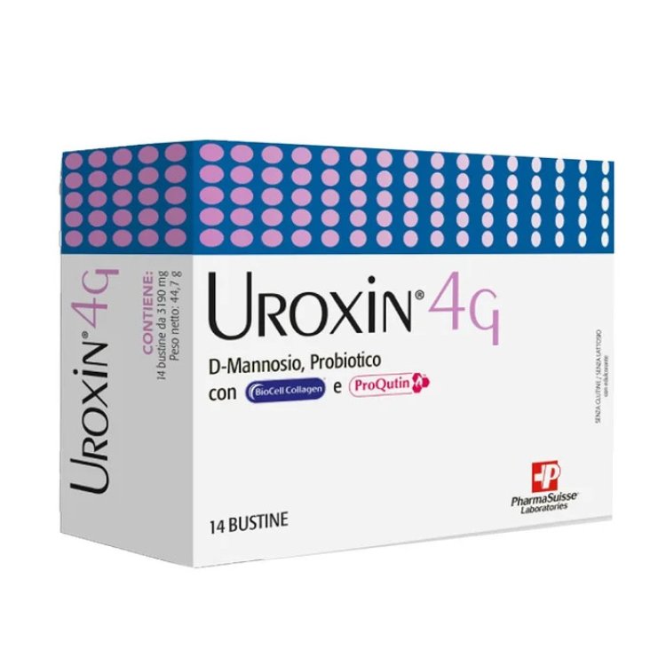 Pharmasuisse Uroxin 4G Integratore Benessere Intestinale - 14 Bustine