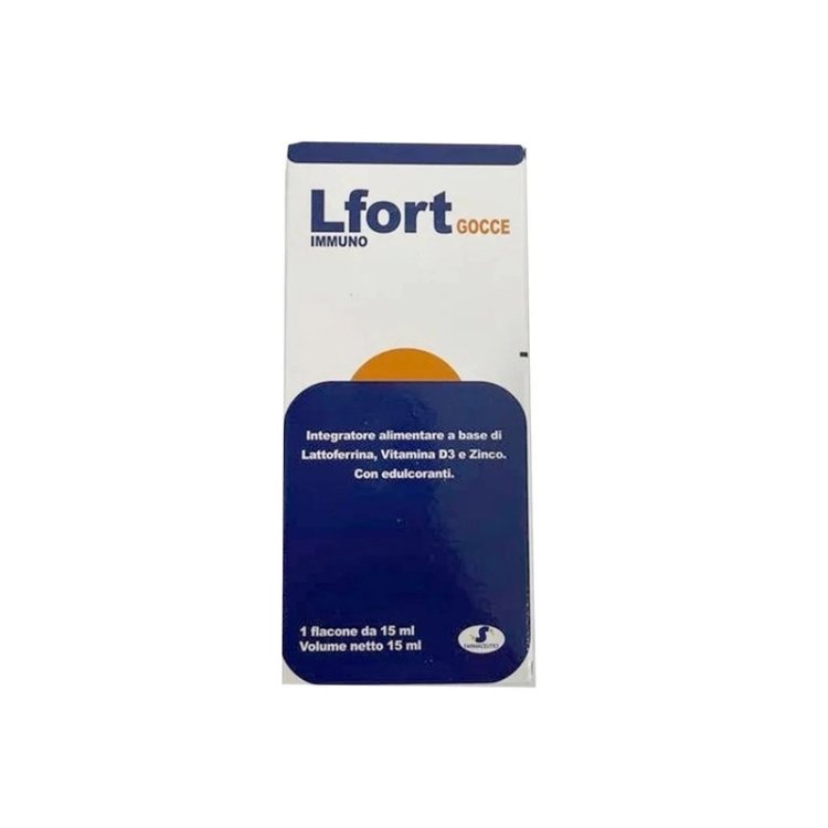 S.Farmaceutici Lfort Gocce Integratore per Ossa con Vitamina D e Calcio - 15ml
