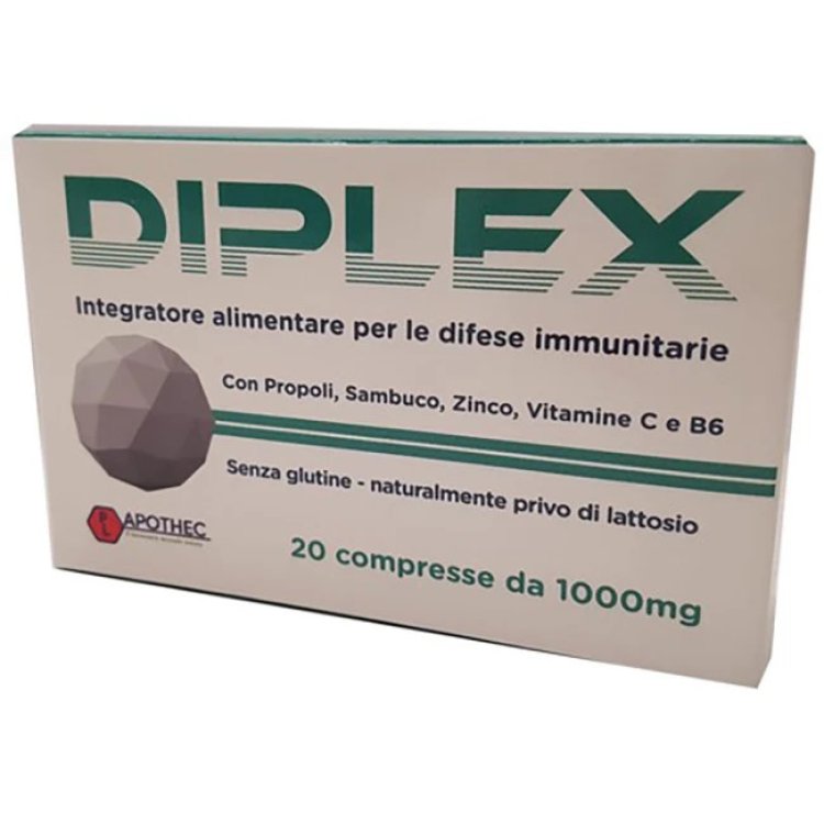 Apothec Srl Diplex Integratore Alimentare per Difese Immunitarie 20 Compresse