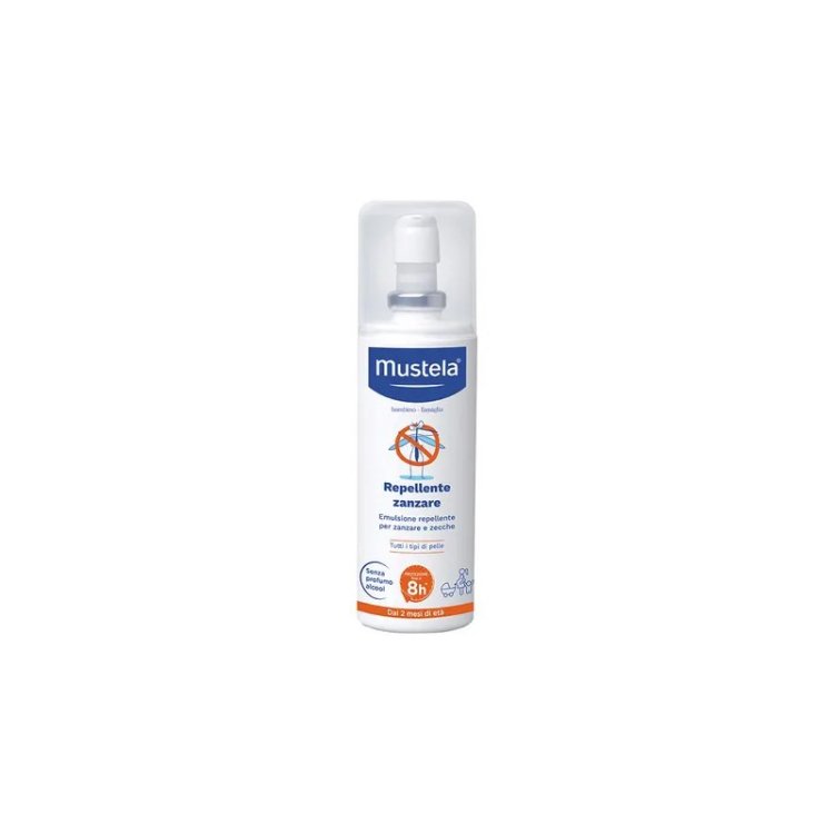 Mustela Repellente Zanzare Famiglia Protezione Delicata Senza Alcool 100ml