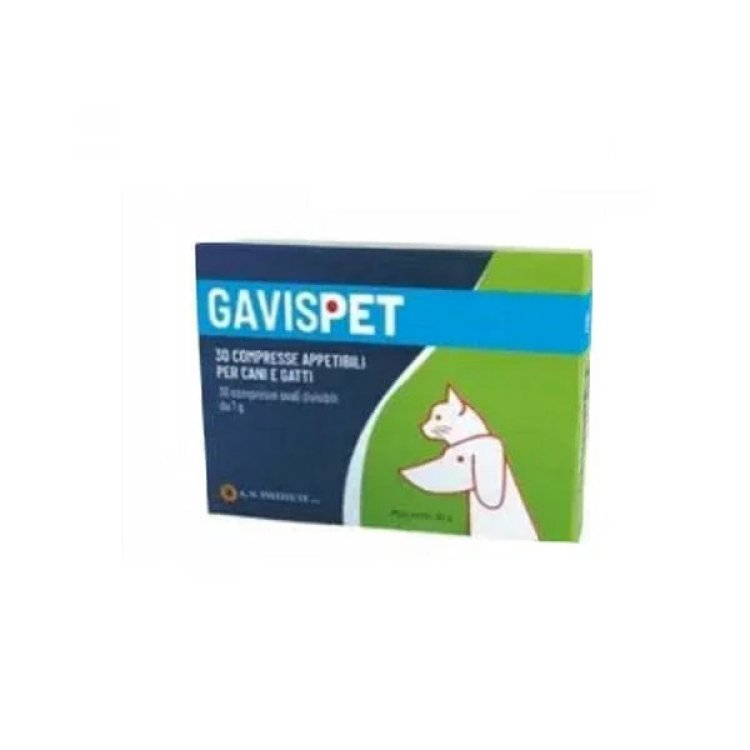 Avicenna Gavispet Mangime Complementare per Cani e Gatti Contro Iperacidit&agrave; 30 Compresse