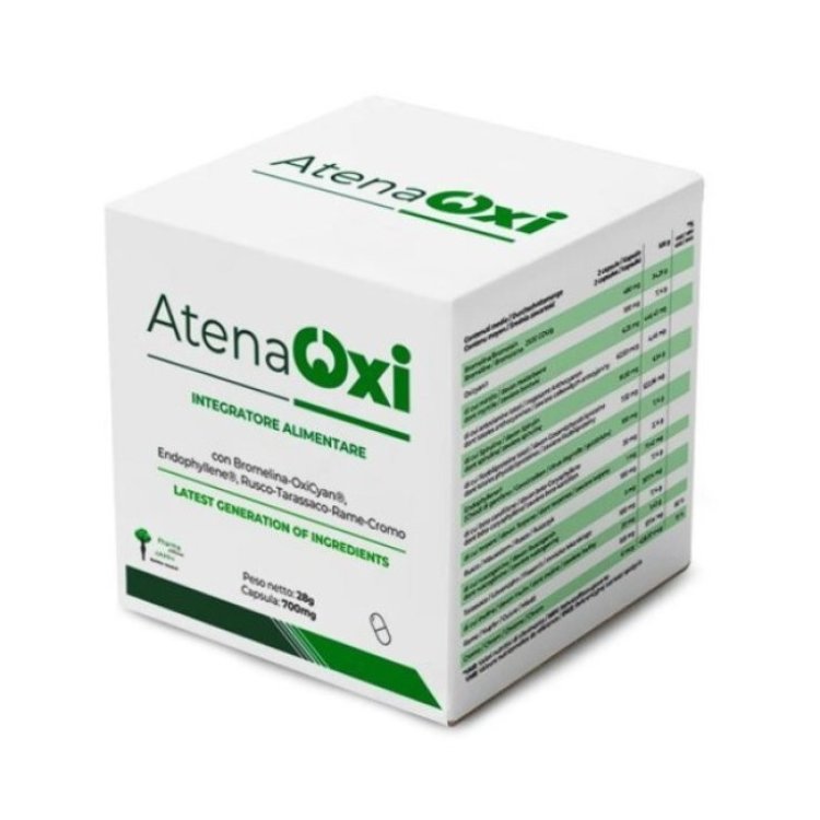 Pharma Officine Di Mugione S. Atenaoxi Integratore con Bromelina e Rusco - 20 Capsule