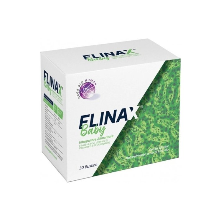 Orga Bio Human Flinax Baby Integratore Omega 3 Vegetale Senza Glutine 30 Bustine