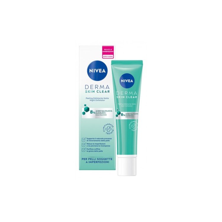 Nivea Derma Skin Clear Peeling Esfoliante Notte Anti-Imperfezioni 40ml