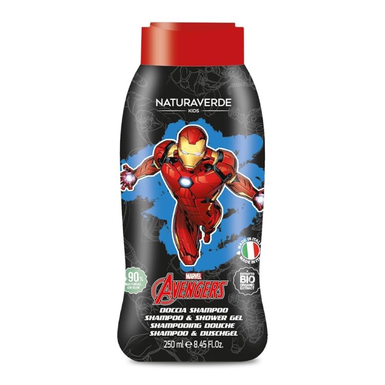 Naturaverde Avengers Doccia Shampoo Bambini Iron Man 250ml