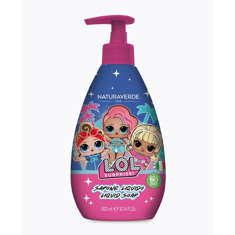 Naturaverde Kids L.O.L. Surprise! Sapone Liquido Mani Delicato 300ml