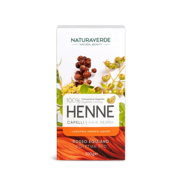 Naturaverde Henné Rosso Egiziano Tinta Capelli 100% Vegetale 100 g Naturaverde Henné Rosso Egiziano Tinta Capelli 100% Vegetale 100 g