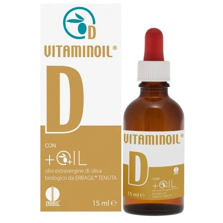 Erbagil Vitaminoil D Gocce per Sistema Immunitario 15ml Erbagil Vitaminoil D Gocce per Sistema Immunitario 15ml