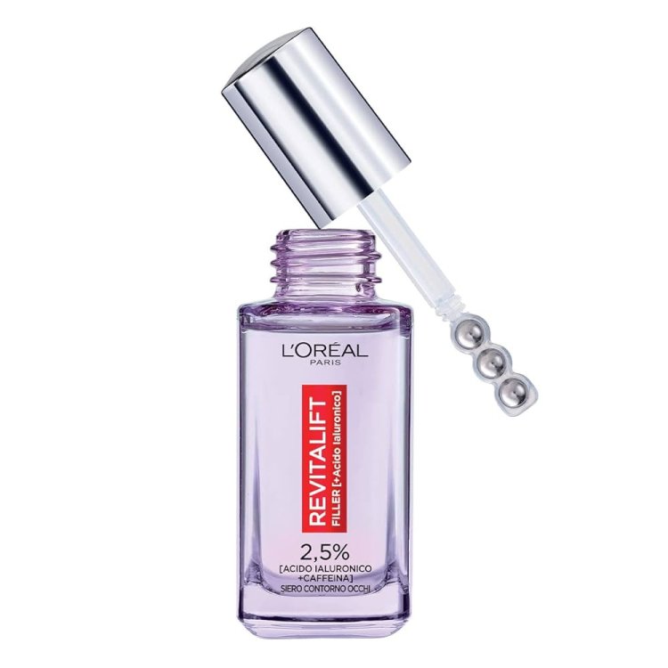 L'Oréal Paris Revitalift Filler Siero Contorno Occhi Acido Ialuronico e Caffeina 20ml L'Oréal Paris Revitalift Filler Siero Contorno Occhi Acido Ialuronico e Caffeina 20ml
