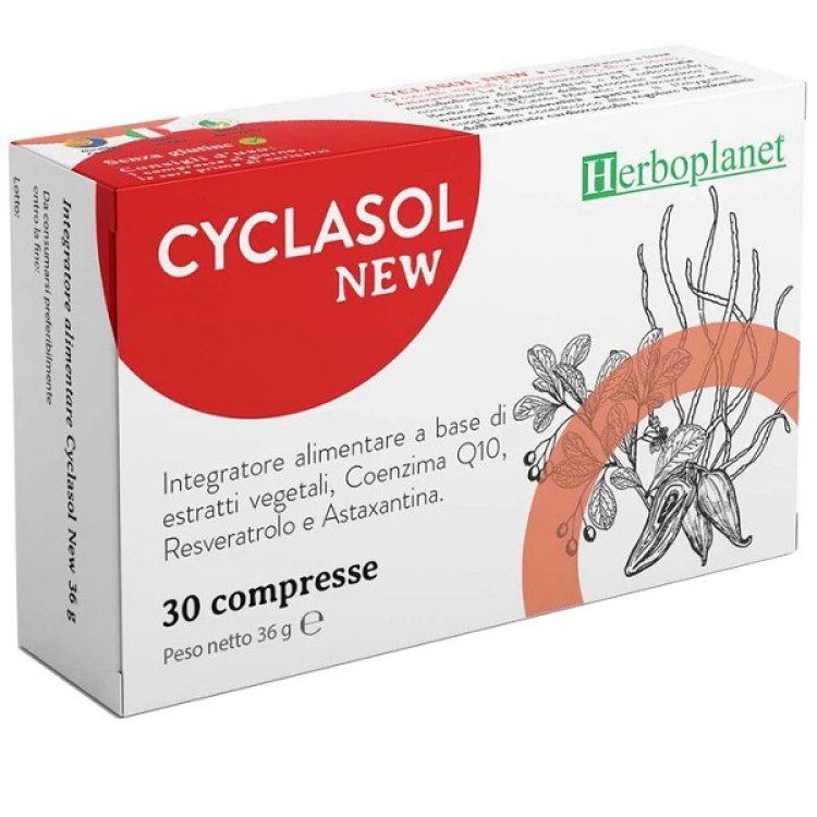 Herboplanet Cyclasol New Integratore per Colesterolo e Metabolismo 30 Compresse Herboplanet Cyclasol New Integratore per Colesterolo e Metabolismo 30 Compresse