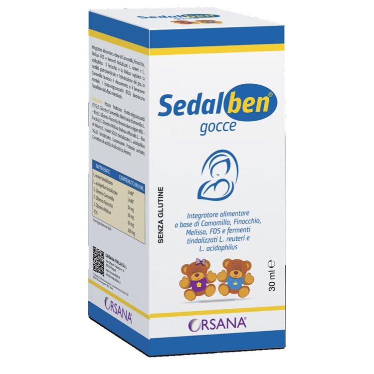 Orsana Sedalben Gocce Integratore per Motilit&agrave; Gastrointestinale 30ml