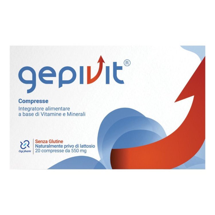 Digi-Pharm Gepivit Integratore Multivitaminico per Benessere Quotidiano 20 Compresse