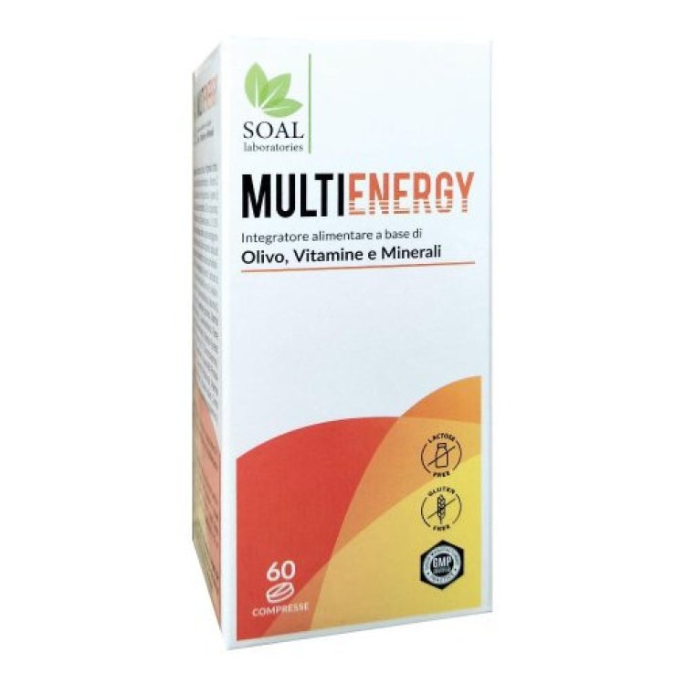 Soal Pharma Multienergy Integratore Multivitaminico contro Stanchezza - 60 Compresse