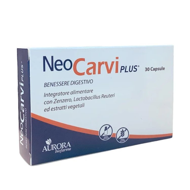 Aurora Biofarma NeoCarvi Plus Integratore Digestivo Antinausea 30 Capsule