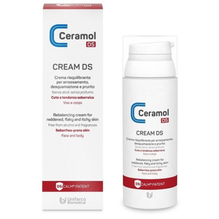 Ceramol Cream DS Crema Trattamento Dermatite Seborroica Senza Profumo 50ml