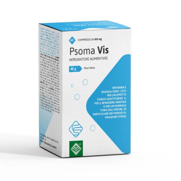 Gheos Psoma Vis Integratore Alimentare per Benessere Mentale e Digestione, 60 Compresse Gheos Psoma Vis Integratore Alimentare per Benessere Mentale e Digestione, 60 Compresse
