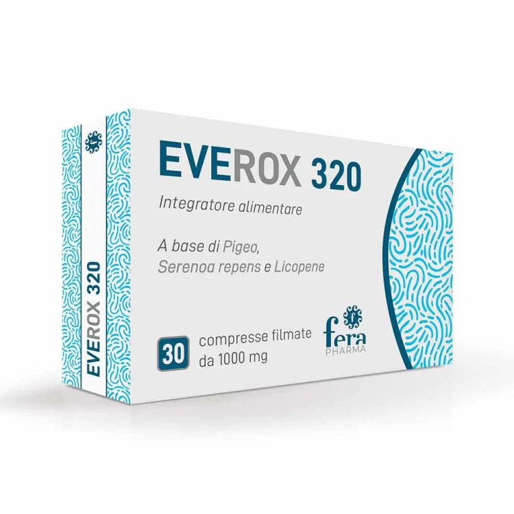 Fera Pharma Everox 320 Integratore per Microcircolo e Gambe Gonfie, 30 Compresse Fera Pharma Everox 320 Integratore per Microcircolo e Gambe Gonfie, 30 Compresse